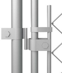 Vonkajšia voliéra pre psy so strechou 7,6x3,8x2,3 m