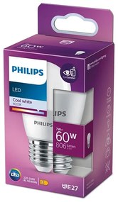 LED žiarovka guľová E27 P48 7W = 60W 806lm 4000K Neutrálna PHILIPS