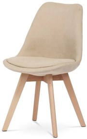 BONTEC Jedálenská stolička, hnedá, látka, CT-751 BR2 Farba: Béžová