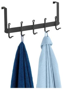 Čierny kovový vešiak na dvere 37 cm Nostalgia - Wenko