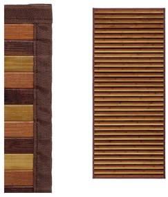 Bambusový behúň v hnedo-horčicovej farbe 75x175 cm – Casa Selección