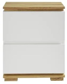 Nočný stolík JAVIN biela