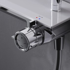 Sprchový Systém AM.PM Flash F079H700 s poličkovou batériou, chróm