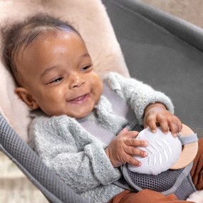 Ingenuity - Detské vibrujúce lehátko EVERY SEASON WESLEY 3xC sivé