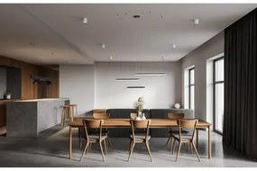 Moderný luster Halo 100+80+60 stmievateľný čierne
