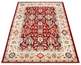 Kusový koberec Baron krémovo červený 200x305cm