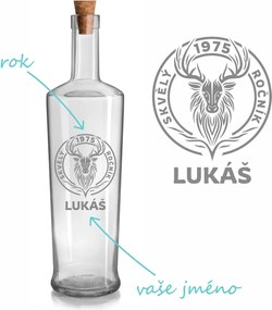 Pieskovaná fľaša Olea Piede Divoký ročník 0,7 l