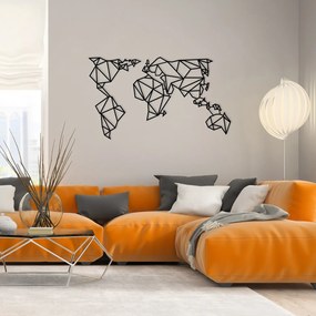World Map Metal Decor 4