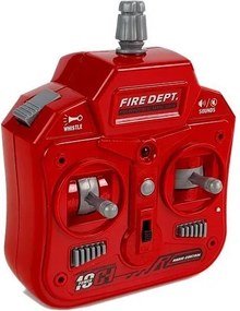 LEAN Toys Hasičské auto 60 cm s vysúvateľným otočným rebríkom, diaľkovým ovládaním, zvukom, sirénou a svetlami