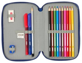 Peračník 2zip plný FC Barcelona modrá