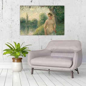 Obraz - Camille Pissarro, The Bather, reprodukcia (90x60 cm)