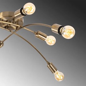 Prisadený luster BANANA 8xE27/40W/230V