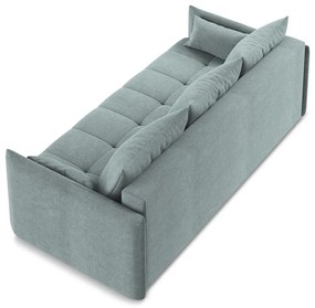 Modrá rozkladacia/s úložným priestorom pohovka 225 cm Moku – Makamii