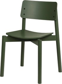 Zelená stohovateľná jedálenská stolička Wem – noo.ma