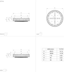 Eglo 39746 - LED Stmievateľné stropné svietidlo BALPARDA LED/23,5W/230V