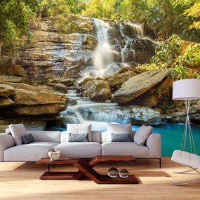 Artgeist Fototapeta - Waterfall in Chiang Mai, Thailand Veľkosť: 100x70, Verzia: Premium