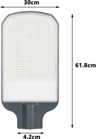 Brilagi - LED vonkajšie pouličné svietidlo URBANLIGHT LED/250W/230V antracit IP65