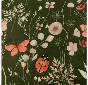 Obliečky z mikrovlákna COLORFUL MEADOW tmavo zelené Rozmer obliečky: 2 ks 70 x 90 cm | 200 x 220 cm