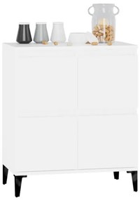 vidaXL Komoda biela 60x35x70 cm spracované drevo-