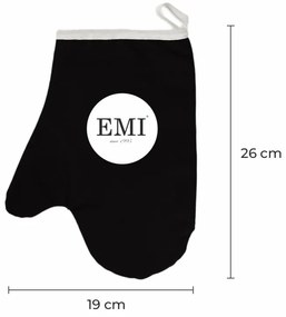 Kuchynská rukavica s vlastným logom EMI, červená