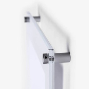 Plexi tabuľa A2 s ozdobnými skrutkami, číra