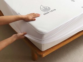 XPOSE® Aloe Vera chránič matraca PREMIUM - biely 90x200 cm