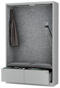 Sally korpus szary - siedzisko szary 1150 mm