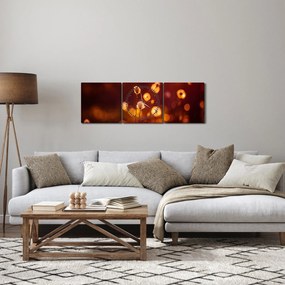 Obraz - Ráno (s hodinami) (90x30 cm)