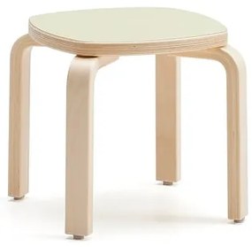 Detská stolička VIDE, laminát - zelená, výška 310 mm