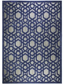 Flair Rugs koberce Kusový koberec Piatto Oro Blue – na von aj na doma - 160x230 cm