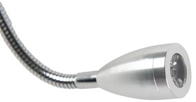 Moderná nástenná lampa biela s bielym tienidlom - Brescia