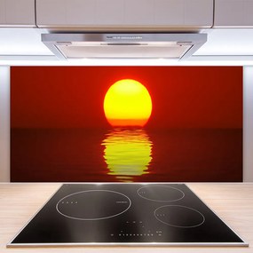 Nástenný panel  Západ slnka krajina 125x50 cm