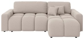 Béžová rozkladacia rohová pohovka (variabilná) Luki – Ropez