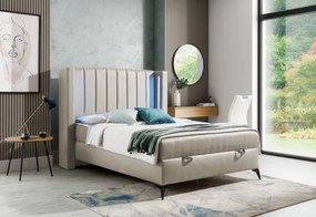 Čalúnená posteľ boxspring FOBIO, 120x200, soft 86