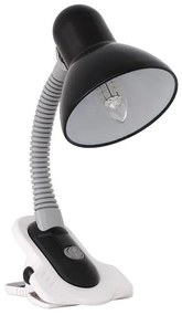 KANLUX Stolná lampa s klipom SUZI, 1xE27, 60W, čierna
