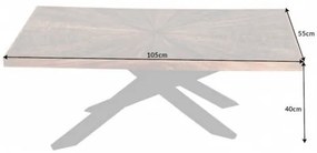 Konferenčný stôl 40526 Wood art 105x55cm Drevo Mango  - Komfort-nábytok