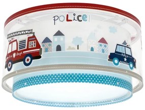 Dalber 60616 - Detské stropné svietidlo POLICE 2xE27/60W/230V