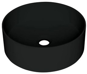 Deante CQS_NU4S - Umývadlo na dosku SILIA pr. 36 cm granit/čierna