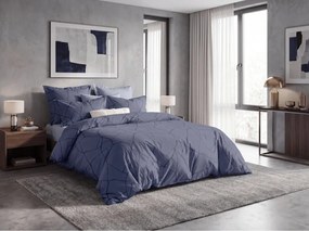 Bavlnené obliečky GREYVO sivomodré Rozmer obliečky: 70 x 90 cm | 140 x 200 cm