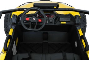 Ramiz Elektrická bugina TURBO 23 pre deti žltá