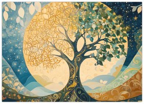 Obraz – Strom života v mesiaci (70x50 cm)