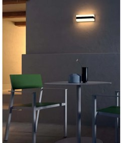 Redo 90326 - LED Vonkajšie nástenné svietidlo KODIAK LED/8W/230V IP65 biela/čierna