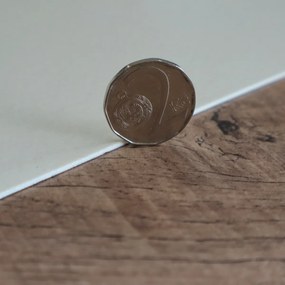 Gerflor, PVC podlaha - lino AladinTex Home 1150 Cajou, na mieru, šíře 4m, hnedá, bez podkladu, obývacia izba