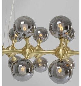 Atomic Balls visiaca lampa zlatá 140 cm