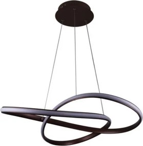 Brilagi - LED Stmievateľný luster na lanku COSMOWAVE LED/70W/230V 3000-6500K hnedá + DO