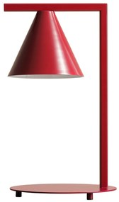 FORM TABLE | Moderná stolná lampa s kužeľovitým tienidlom Farba: Červená