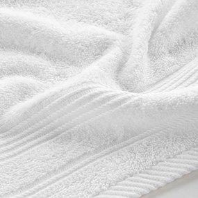 Biely froté bavlnený uterák 30x50 cm Tendresse – douceur d'intérieur