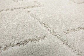 Kúpeľňový koberček Moreno svetlosivý, kosoštvorce