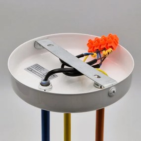 Prisadený luster MATYLDA 3xE27/60W/230V pestrofarebná