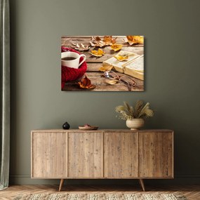 Obraz - Jesenná šálka čaju (90x60 cm)